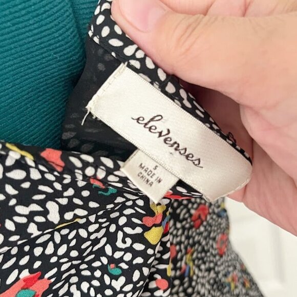 Anthropologie Elevenses Peonia Floral Lightweight Straight Leg Romper Jumpsuit - Picture 11 of 14